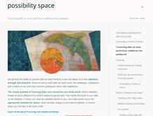 Tablet Screenshot of possibility-space.com